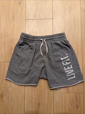 LiveFit. Men's Gray Athletic Drawstring Shorts